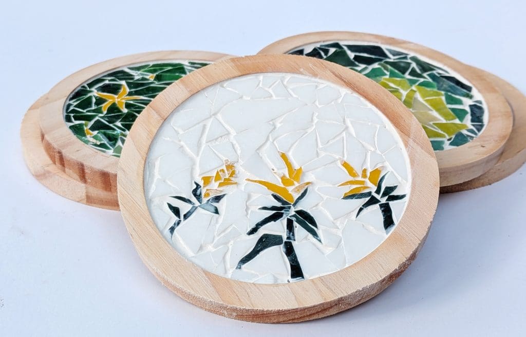 Goldenrod - Mosaic Workshop: Creating Unique Coasters with Glass